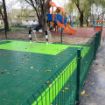 Panelna ograda i metalni stubovi 50x50
