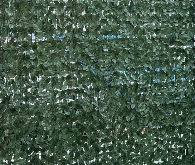 Veštačka živa ograda – ukrasni lovorov list na mreži