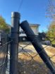 Detalj spajanja stuba i kosnika za ogradu sa metalnim nosačem