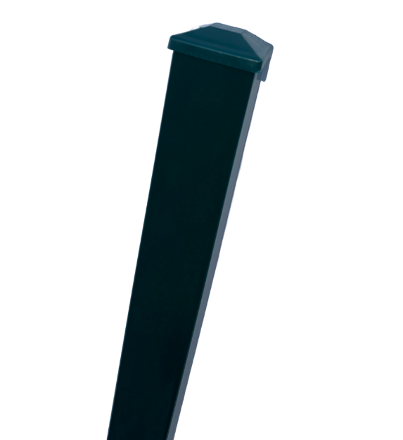 Metalni stub 50x50 mm sa čepom i nosačima – za panelne ograde