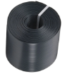 Rebrasta PVC traka za panelne ograde Crna boja