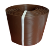 Rebrasta PVC traka za panelne ograde Braon boja
